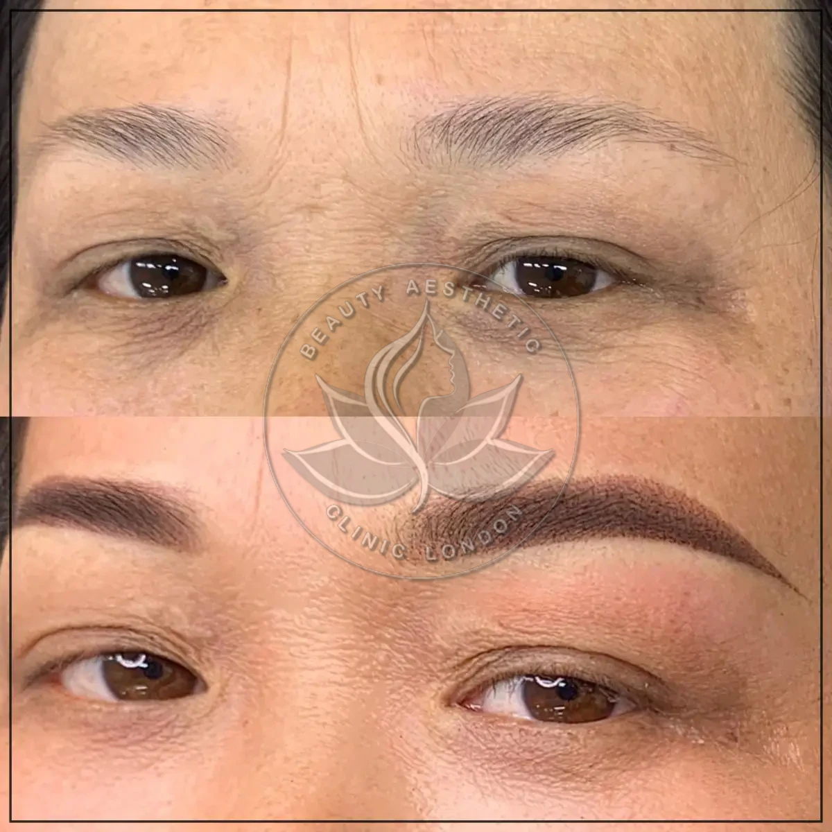Ombre & Powder Brows London result